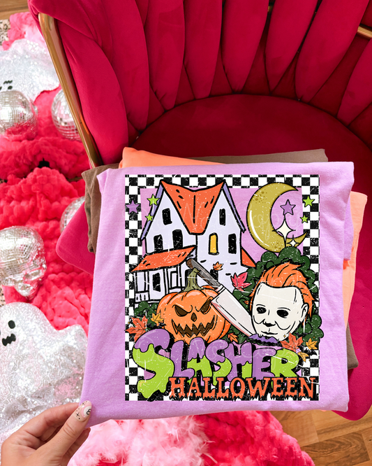 Slasher Halloween DTF Graphics