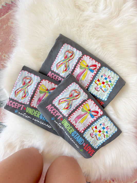 Accept Understand Love DTF Graphics