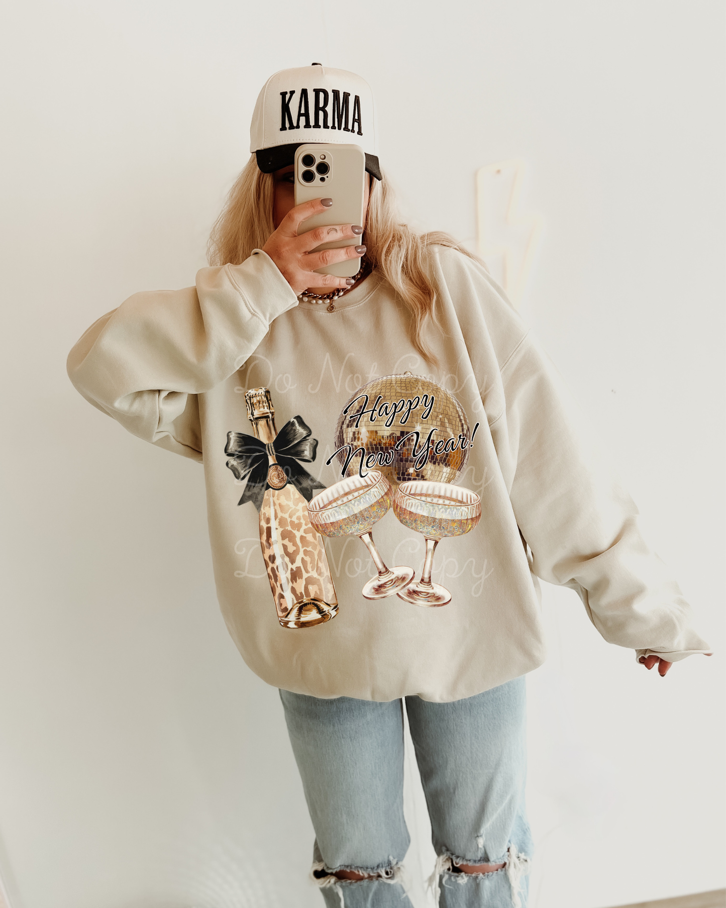 Happy New Year DTF Graphics