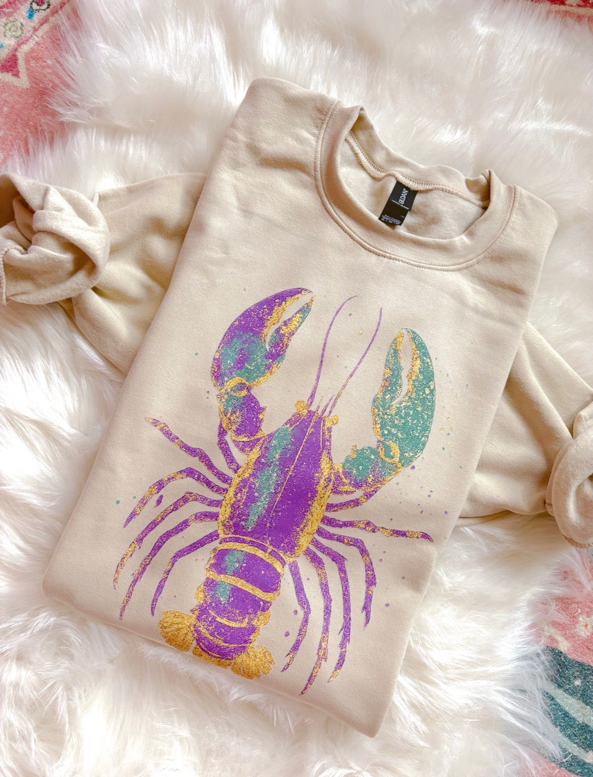 Mardi Gras Crawfish DTF Graphics