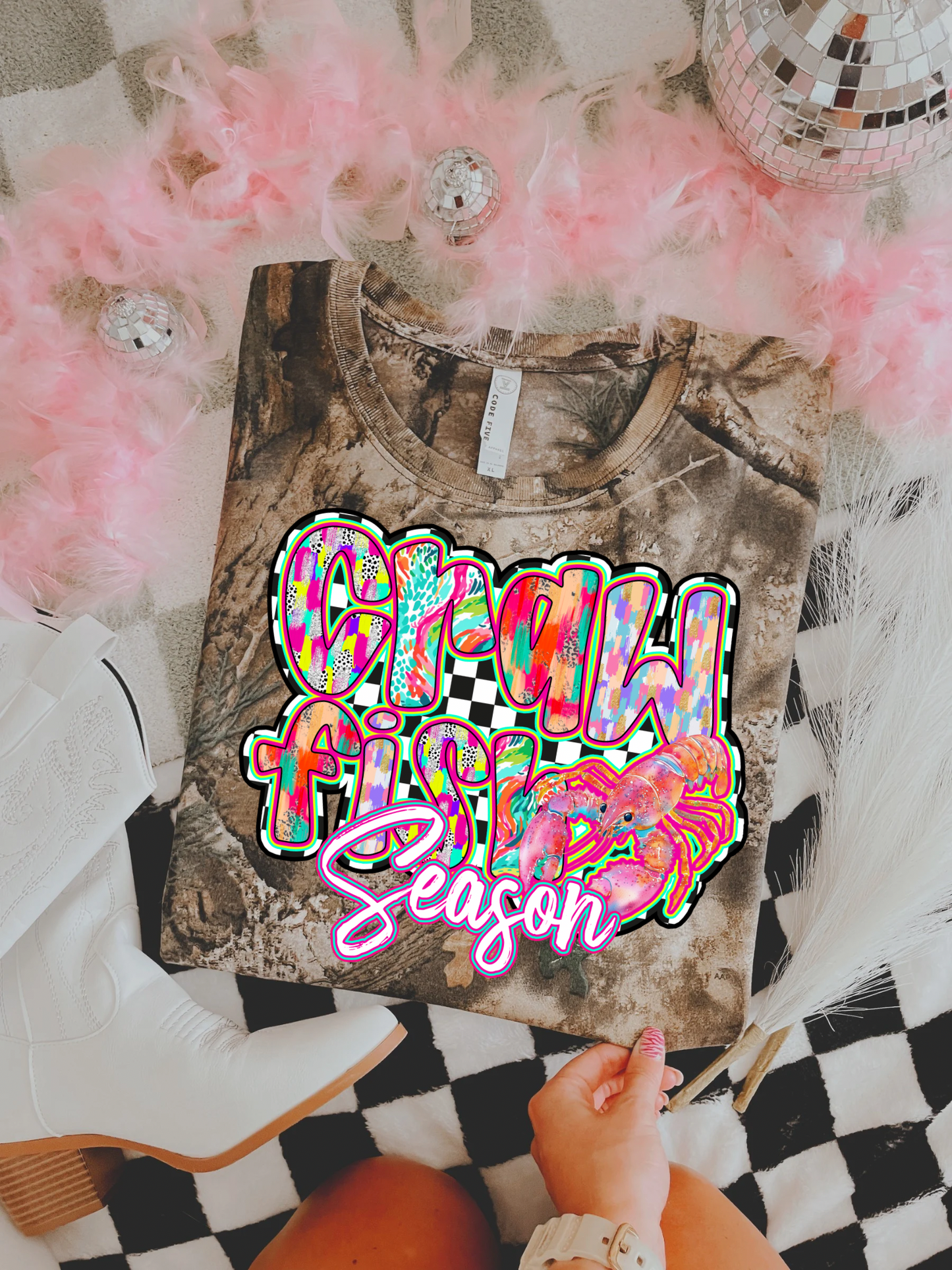 Crawfish Season DTF Graphics