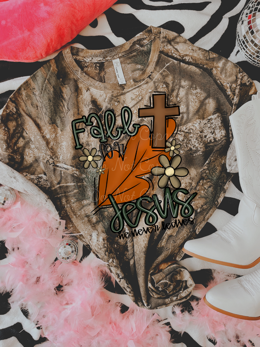 Fall For Jesus DTF Graphics