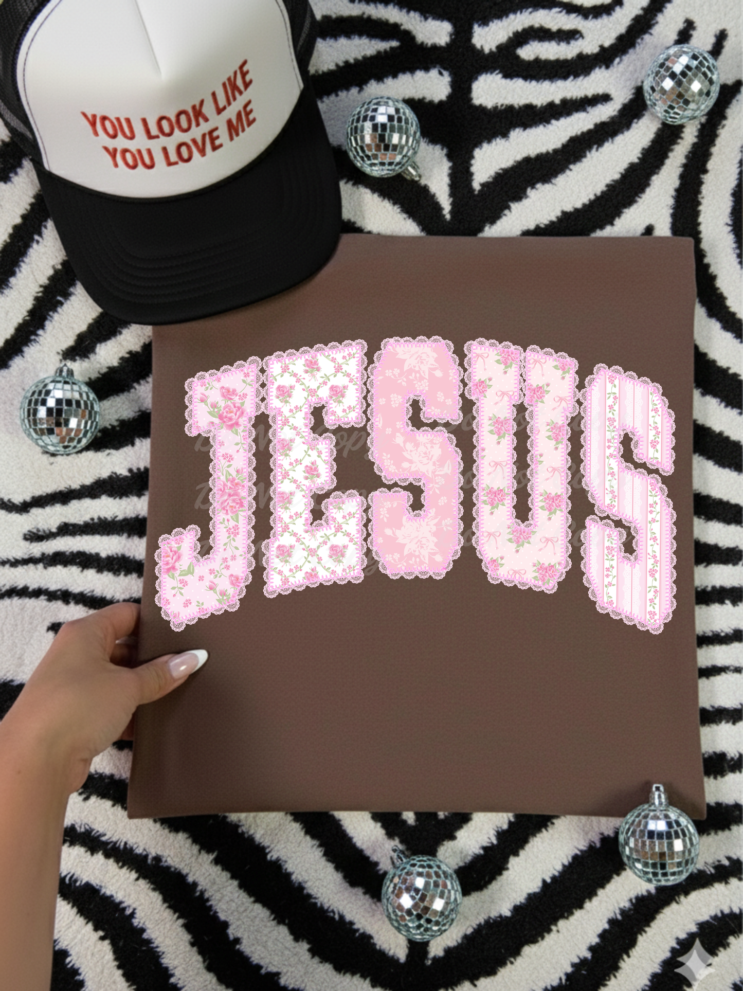 Pastel Jesus DTF Graphics
