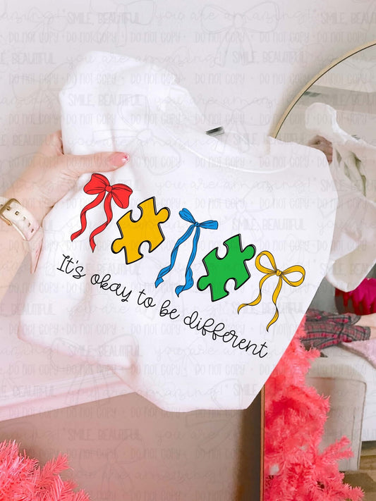 It’s Okay To Be Different DTF Graphics