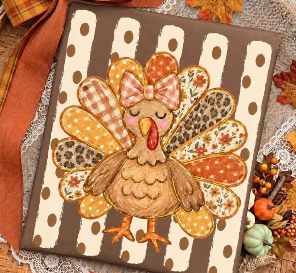 Turkey Stripes DTF Graphics
