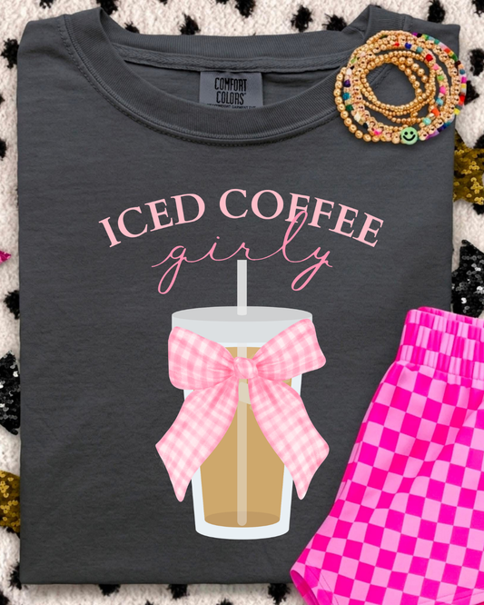 Iced Coffee Girly DTF Graphics
