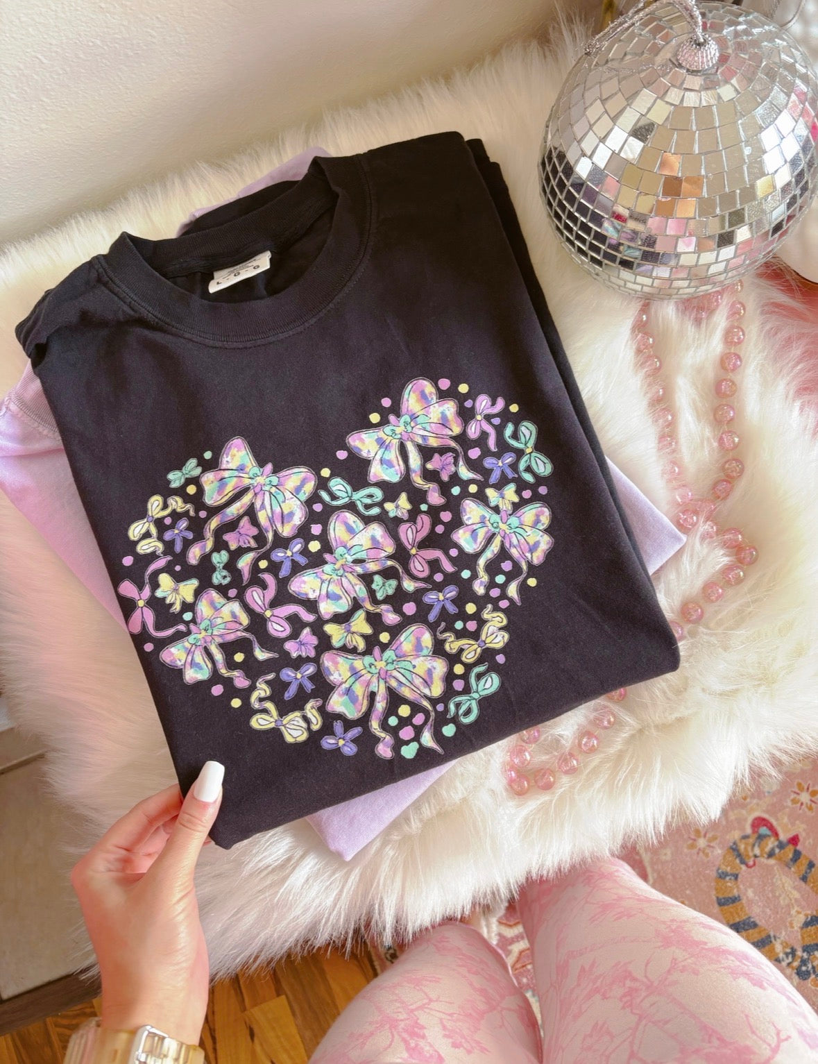 Mardi Gras Heart DTF Graphics