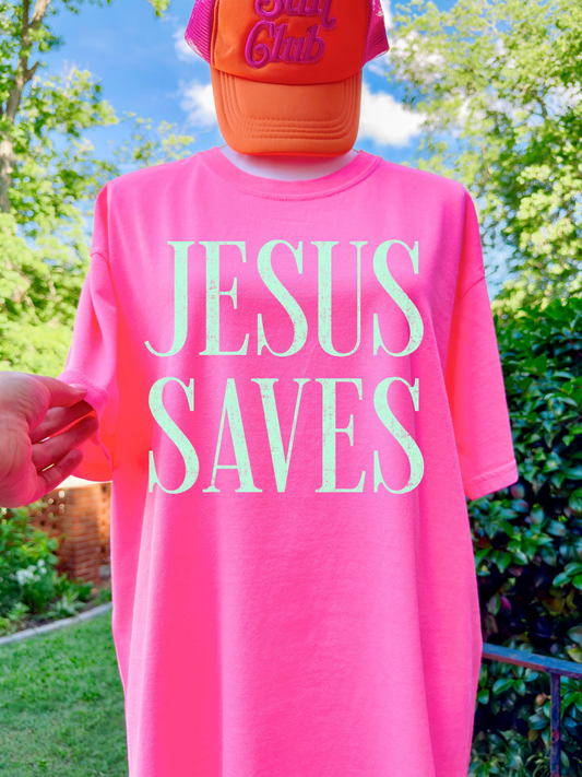 Jesus Saves DTF Graphics