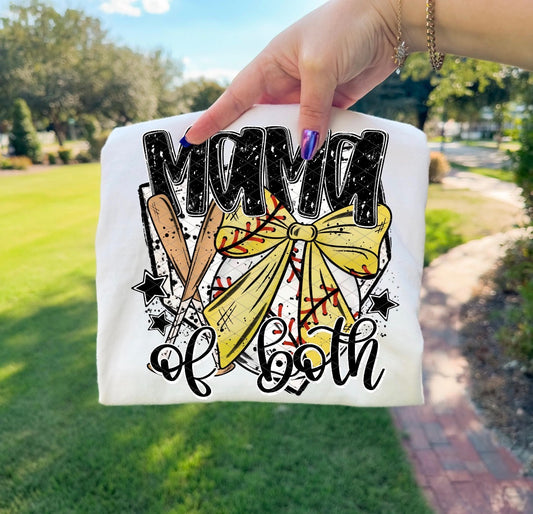 Mama Of Both DTF Graphics