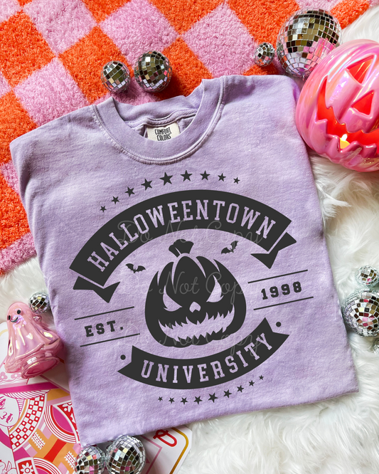 Halloween Town University DTF Graphics