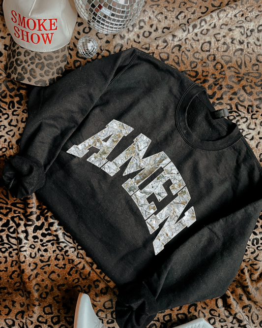 Camo Amen DTF Graphics