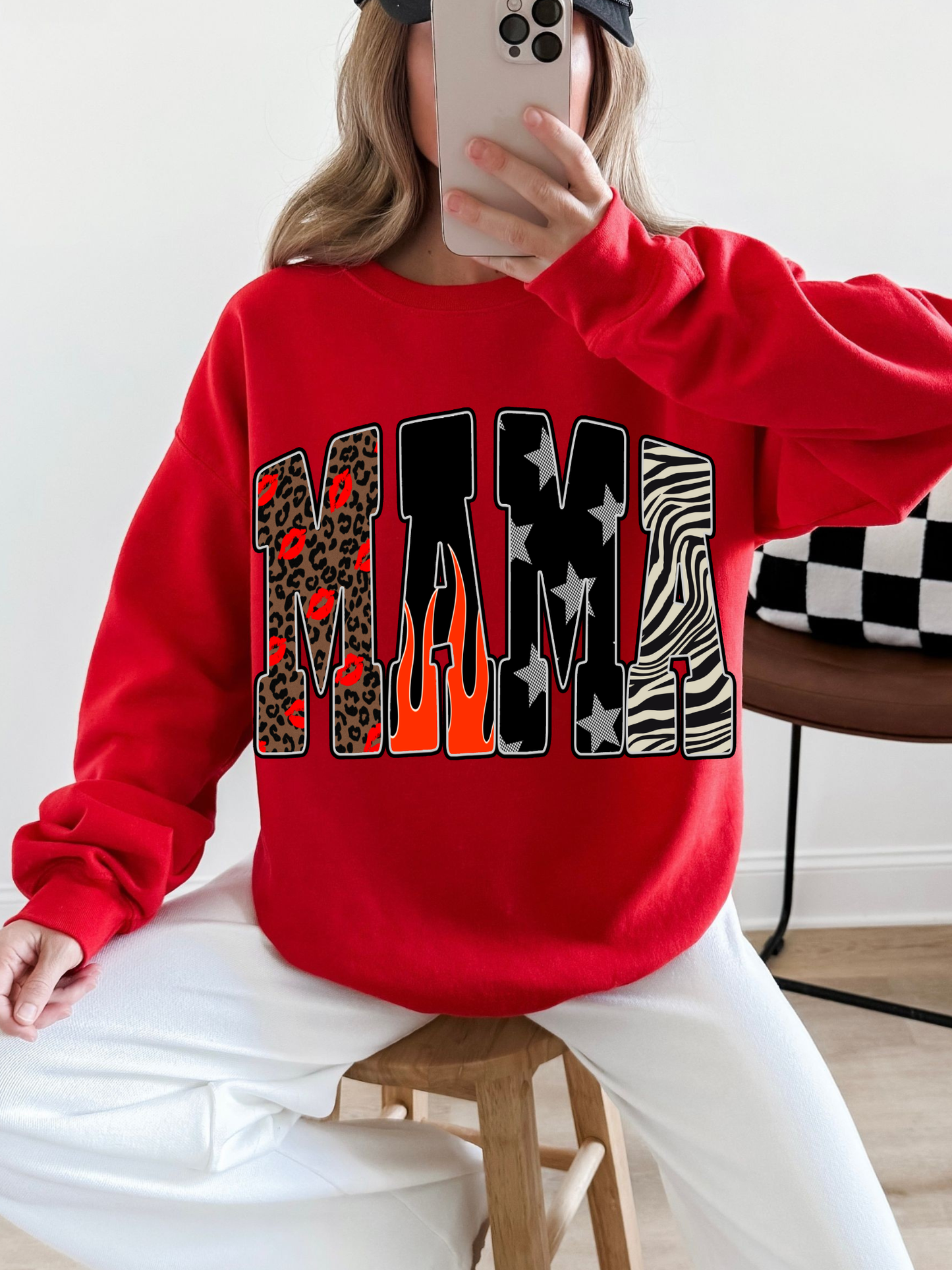 Fire Mama DTF Graphics