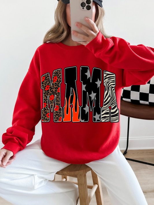 Fire Mama DTF Graphics