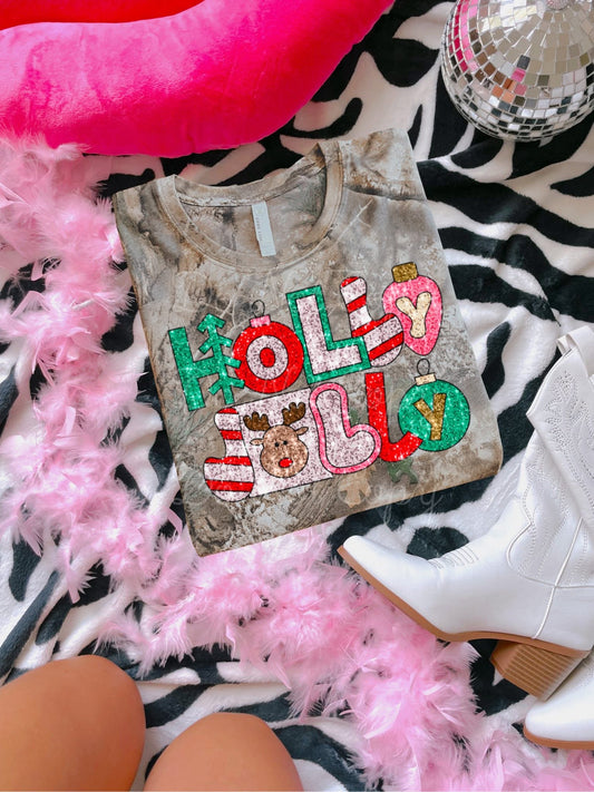Holly Jolly DTF Graphics