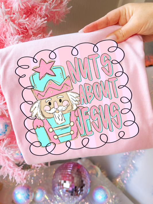 Nuts About Jesus DTF Graphics