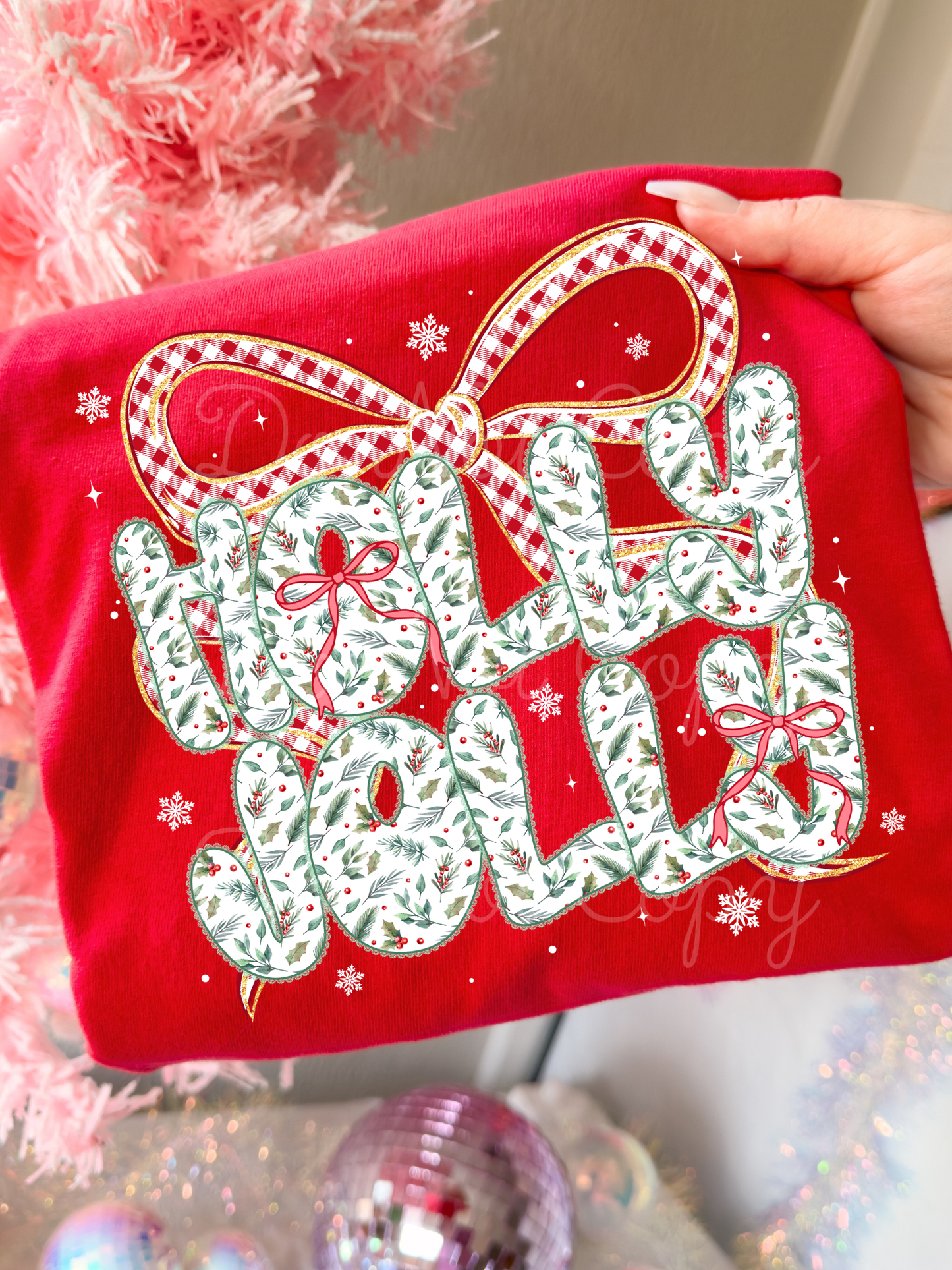 Holly Jolly DTF Graphics