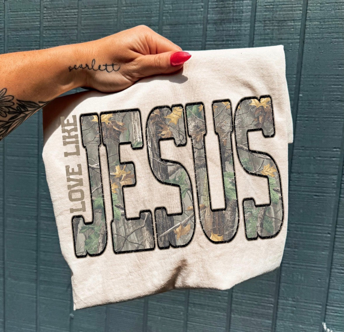 Love Like Jesus DTF Graphics