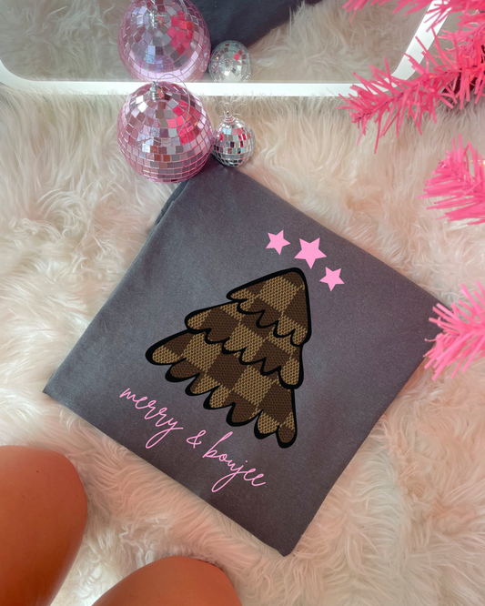 Merry & Boujee DTF Graphics