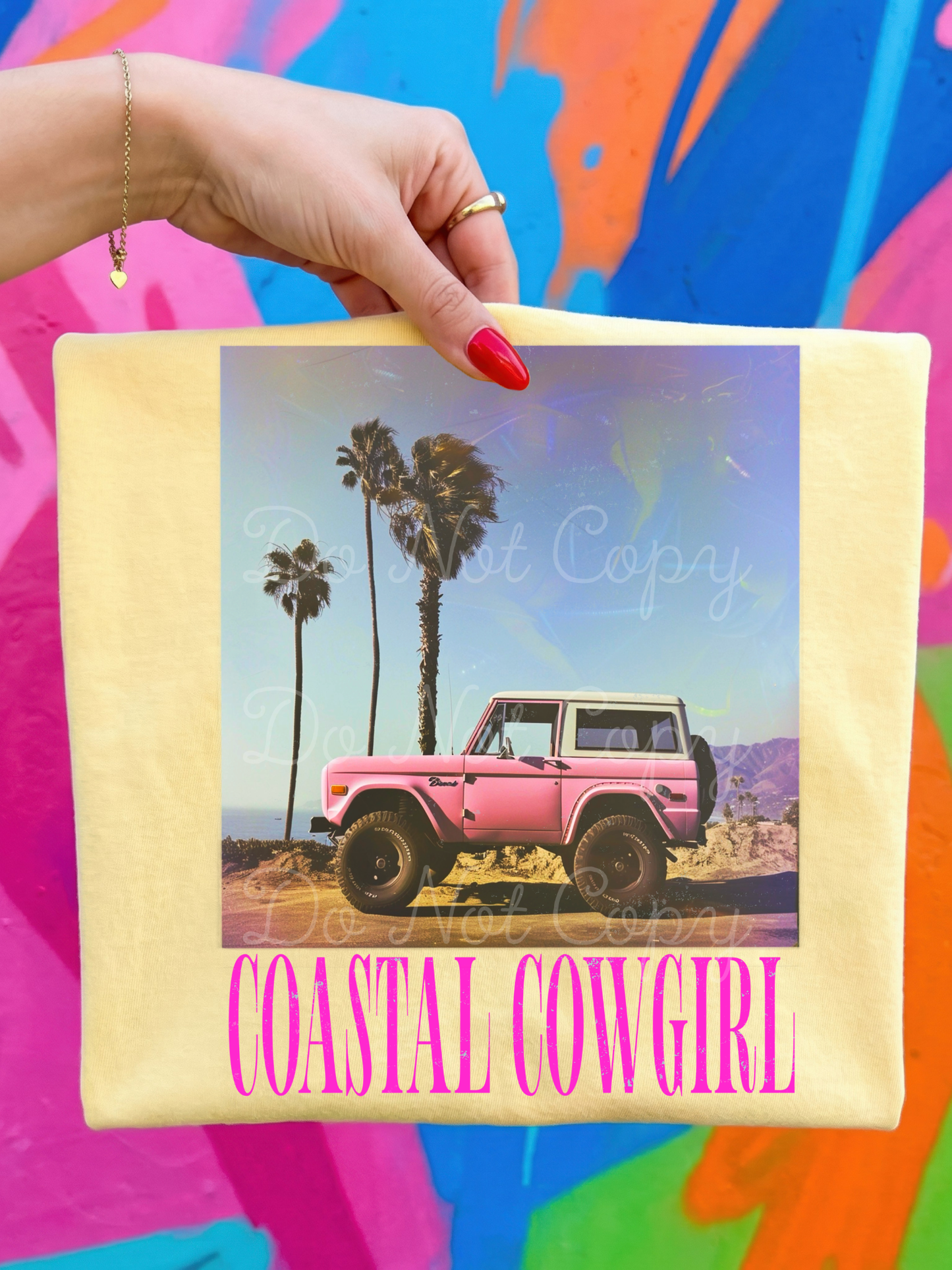 Coastal Cowgirl DTF Graphics