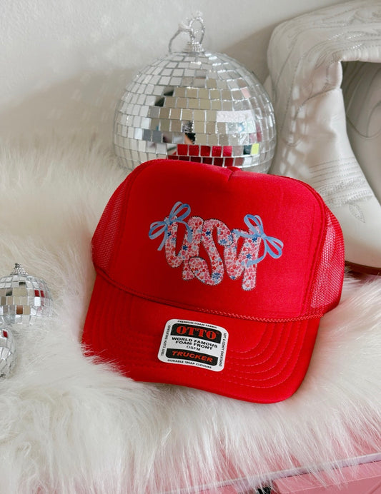 USA DTF Red Hat