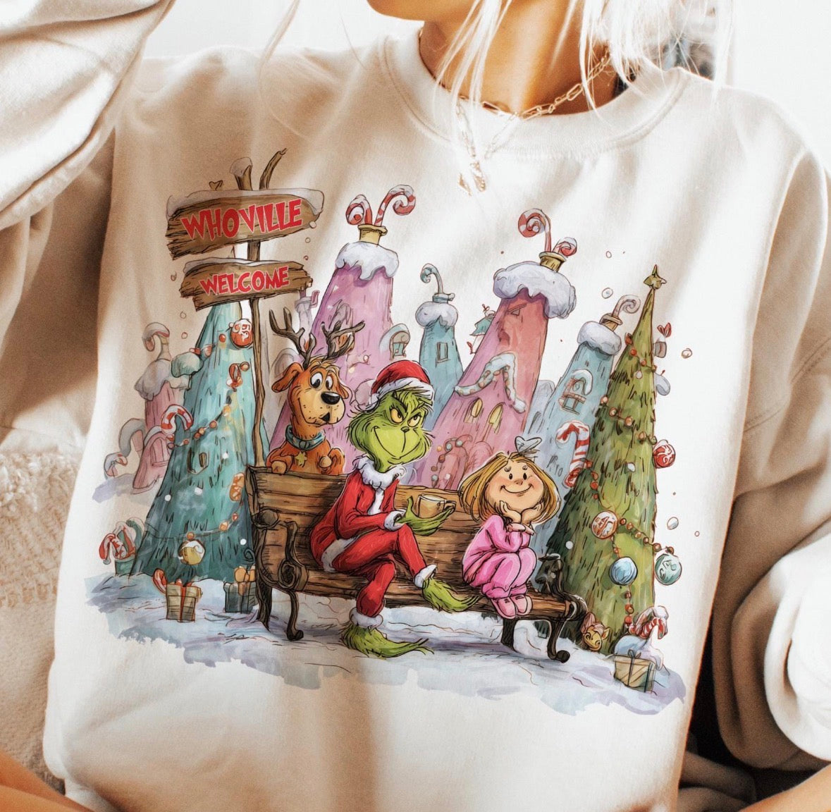 Whoville Welcome DTF Graphics