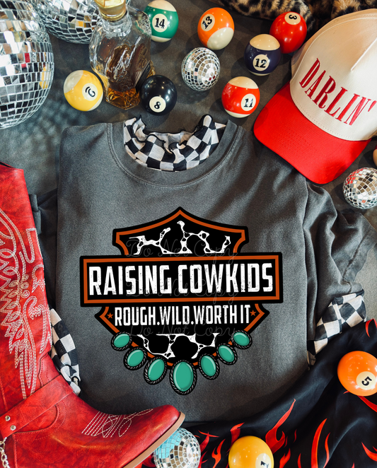 Raising Cowkids DTF Graphics