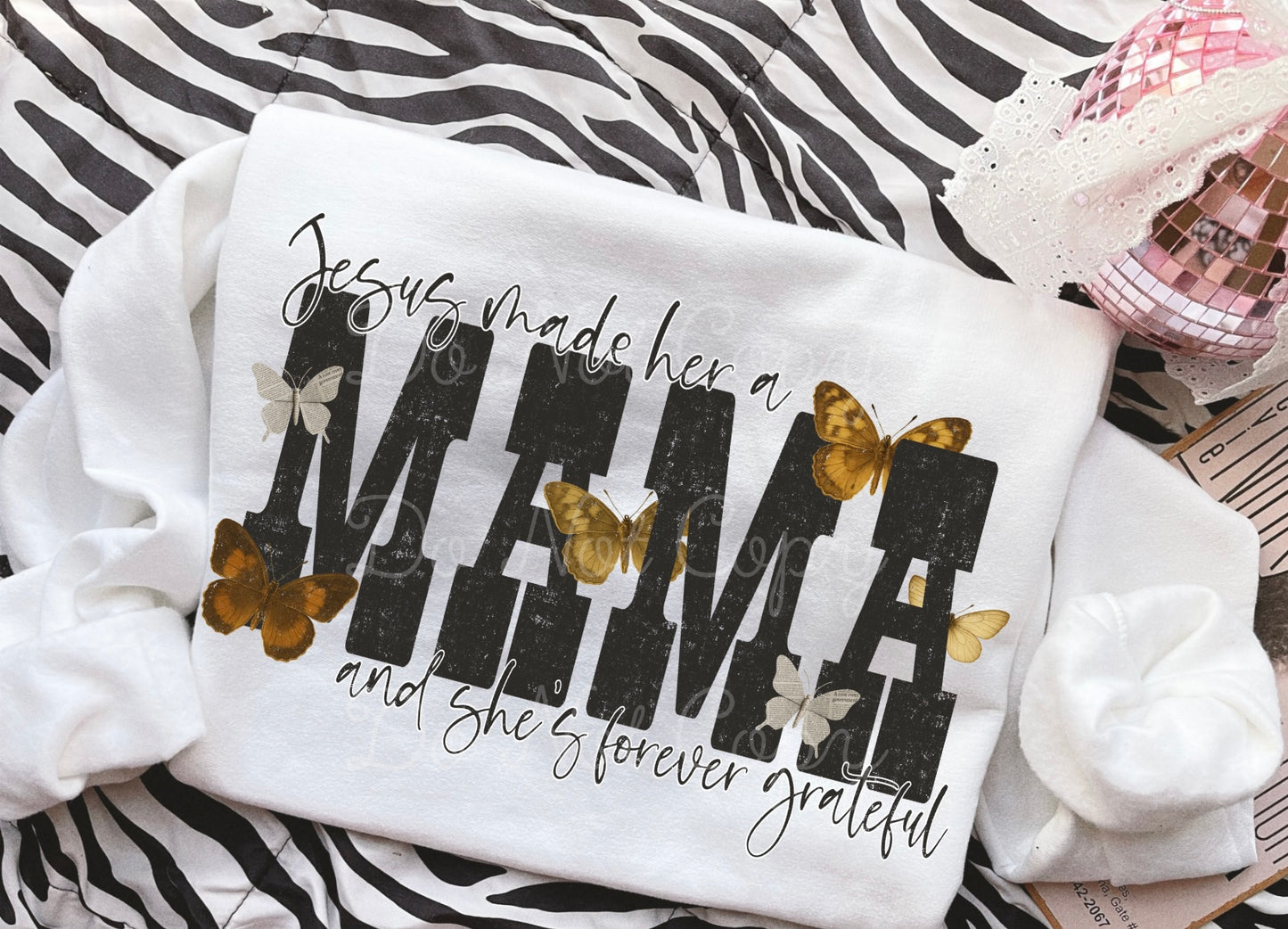 Jesus Made Her A Mama DTF Graphics