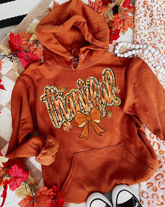 Thankful Hoodie DTF Graphics