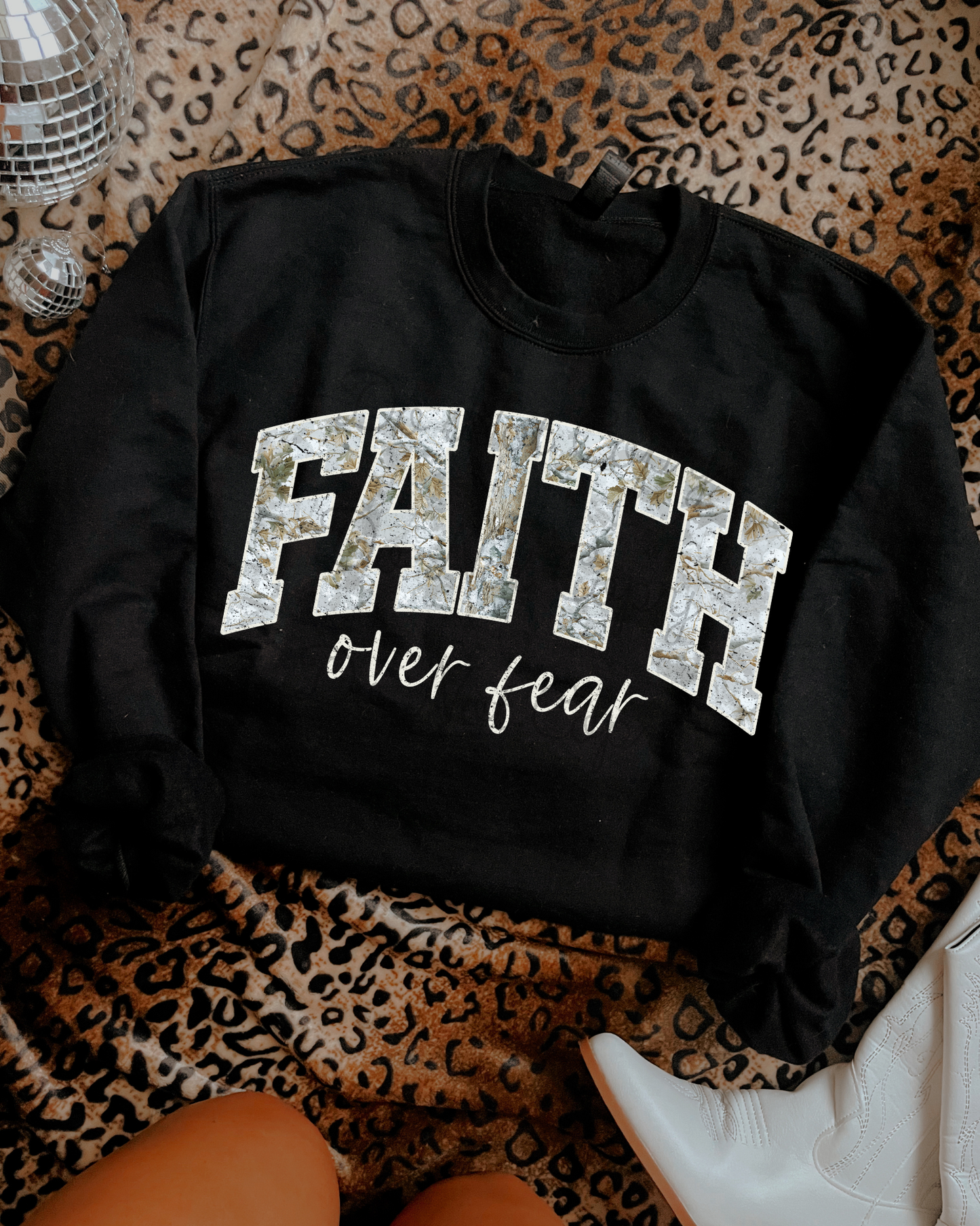 Faith Over Fear DTF Graphics