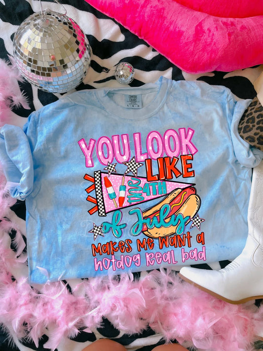 You Look Like The 4th Of July Color Blast DTF Graphics