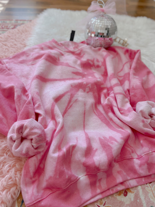Pink Tie Dye Blanks Adult (TAT 10 BIZ DAYS)