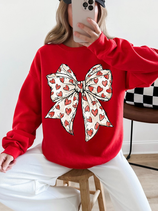 Heart Bow DTF Graphics