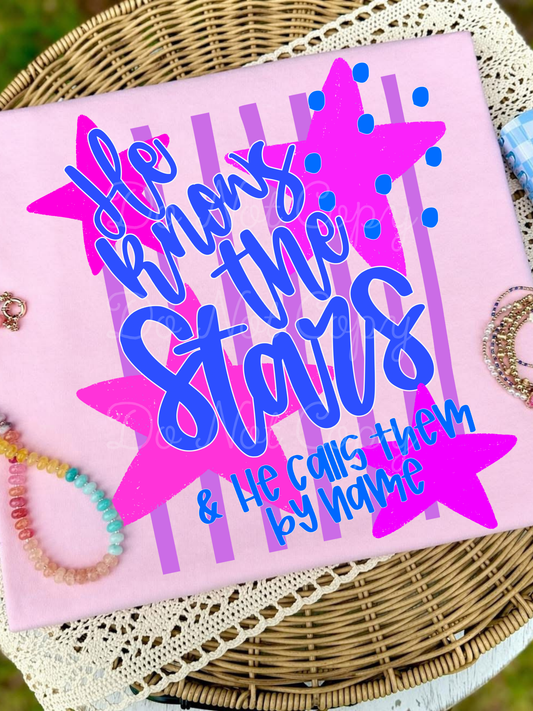 He Knows The Stars DTF Graphics