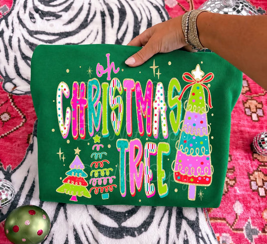 Oh Christmas Tree DTF Graphics