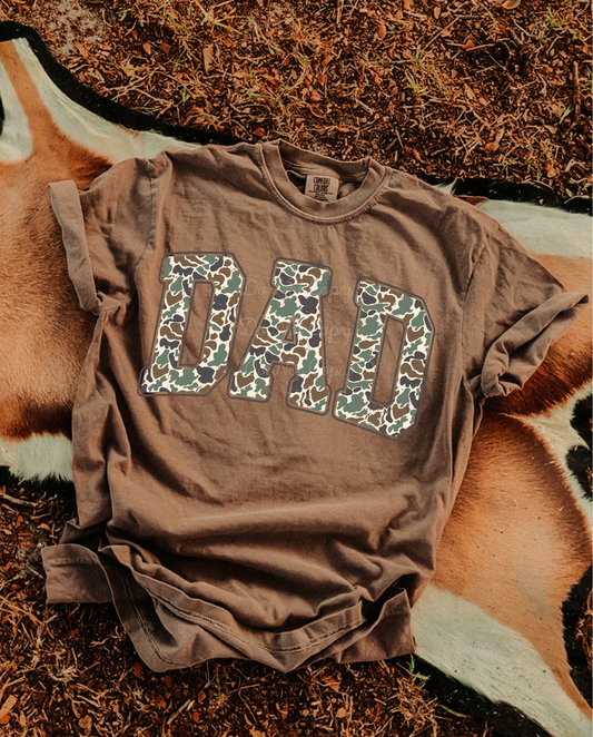 Camo Dad DTF Graphics