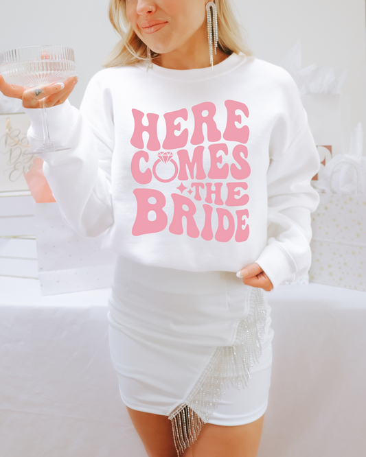 Here Comes The Bride DTF Graphics