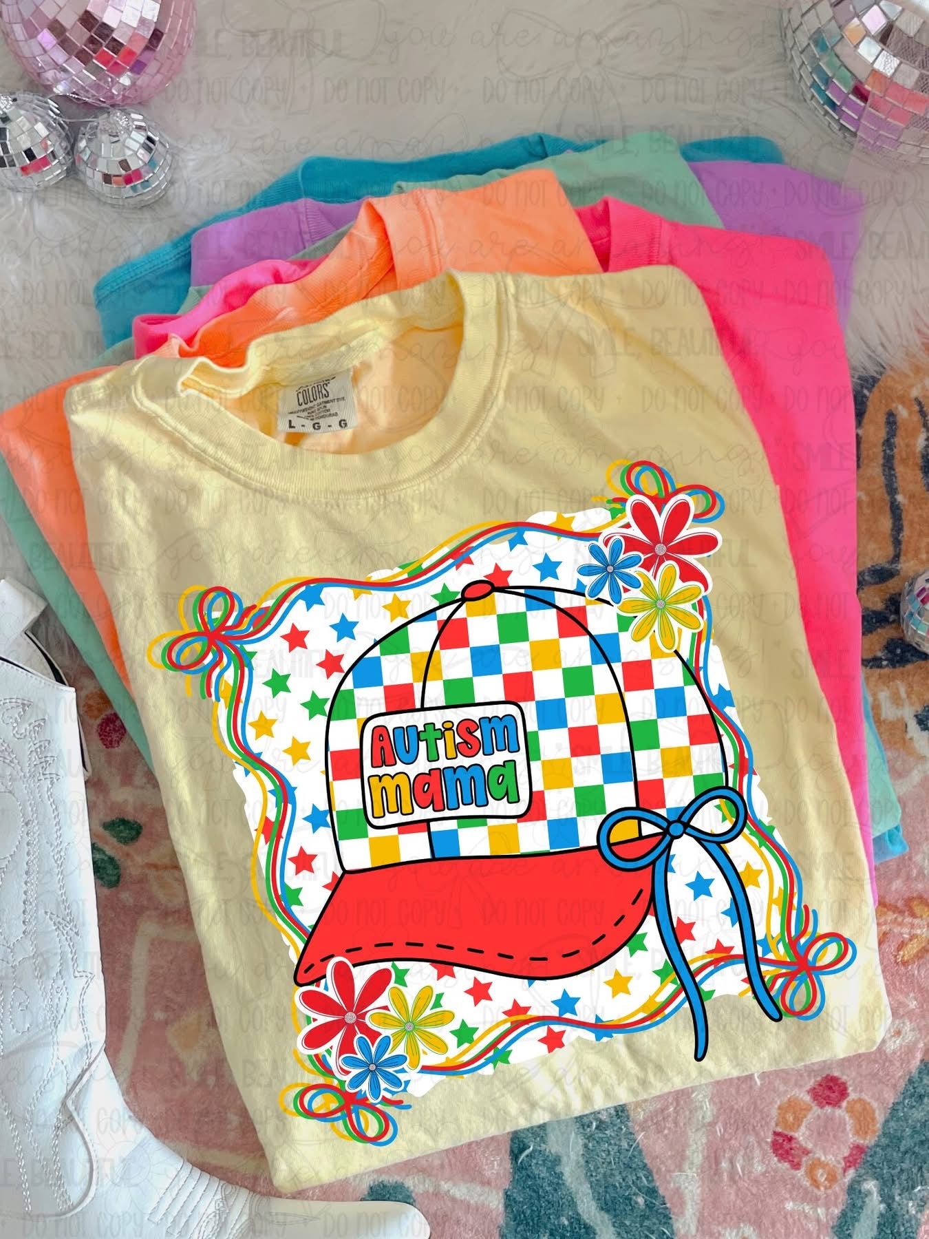 Autism Mama DTF Graphics