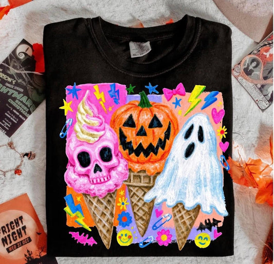 Halloween Ice Cream DTF Graphic