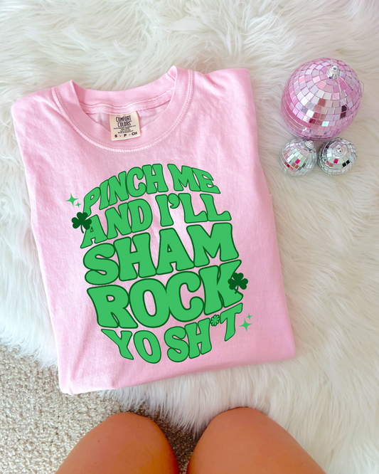 Pinch Me And I'll Shamrock Yo Shit St. Patrick's Day DTF Graphics