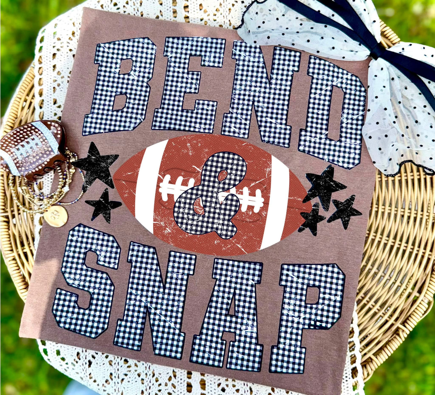 Bend & Snap Football DTF Graphics