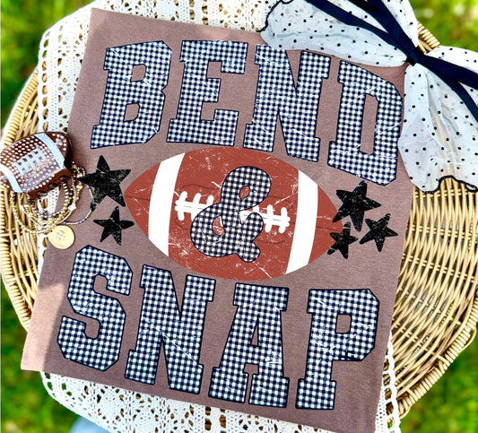 Bend & Snap Football DTF Graphics