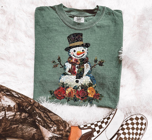 Snowman DTF Graphics