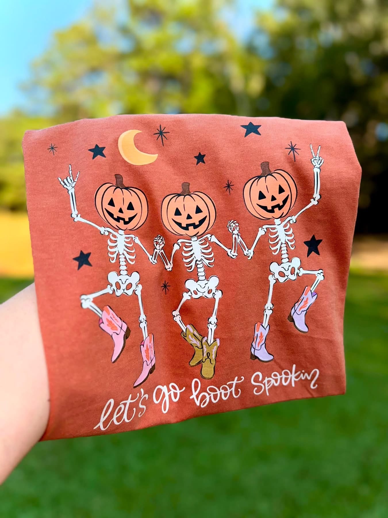 Let's Go Boot Spookin DTF Graphics