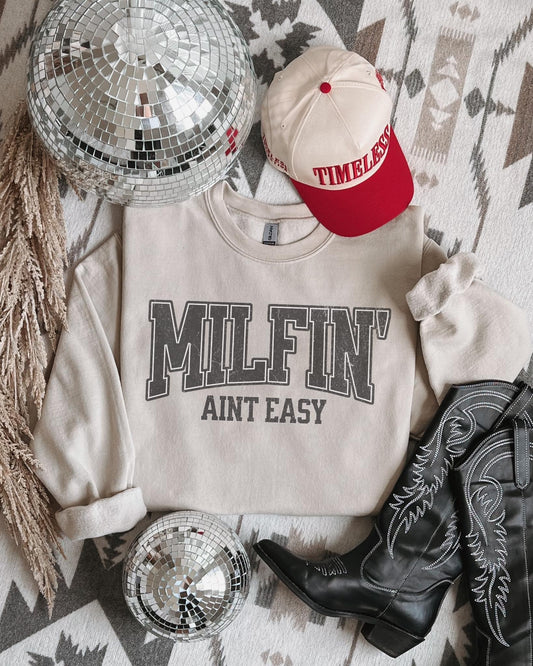 Milfin' Aint Easy Graphics On Sand