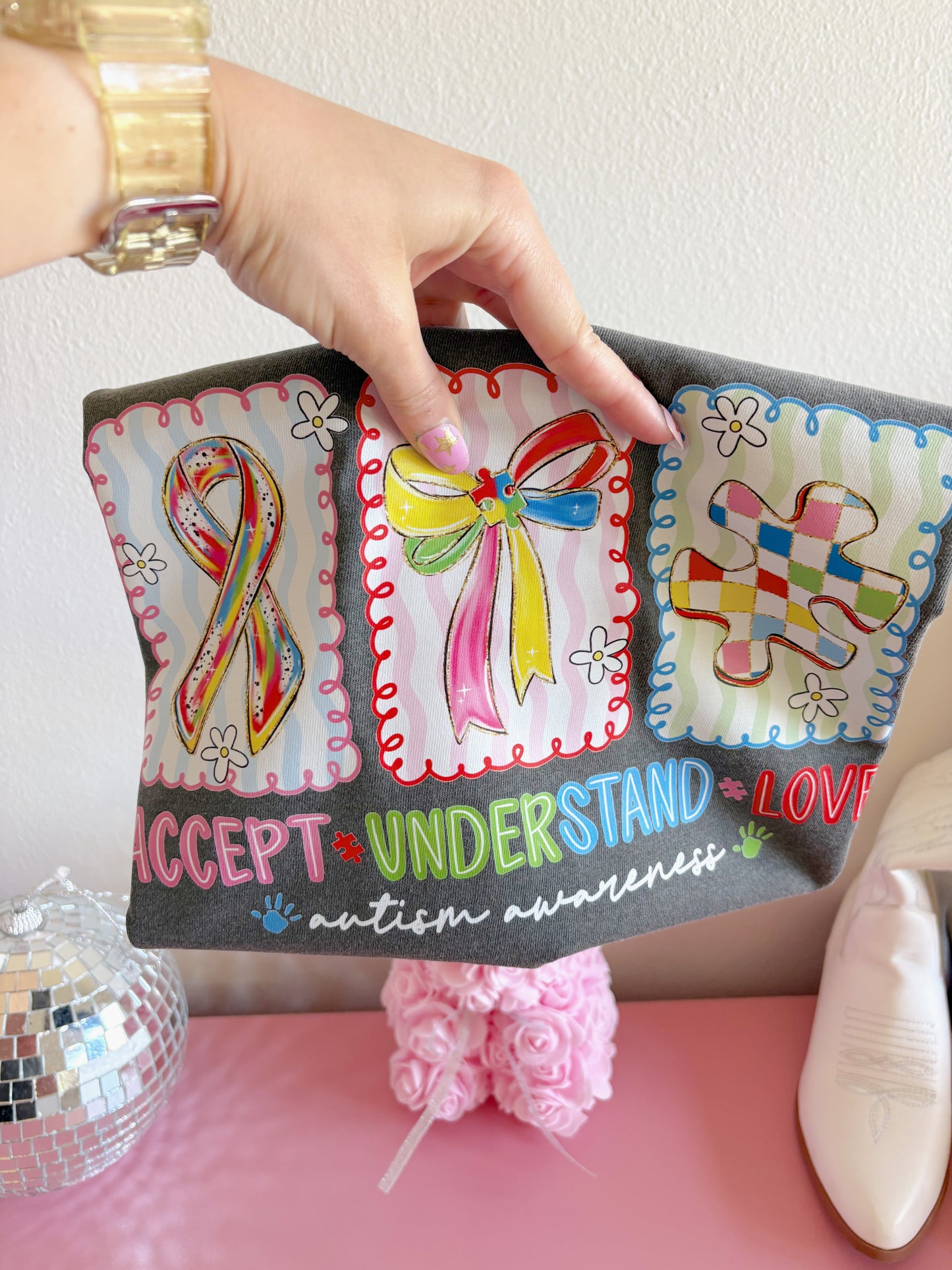 Accept Understand Love DTF Graphics