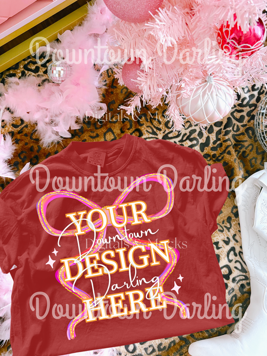 Crimson Comfort Color Mock-Up