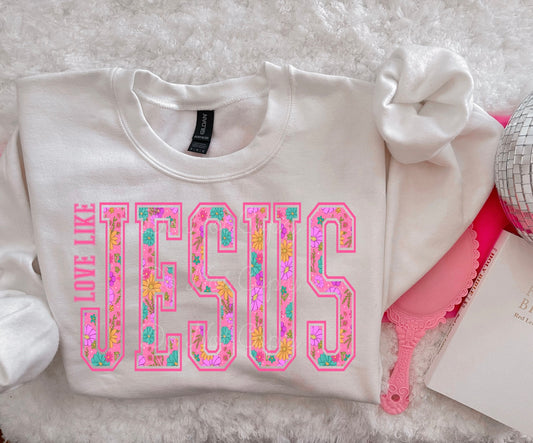 Live Like Jesus DTF Graphics