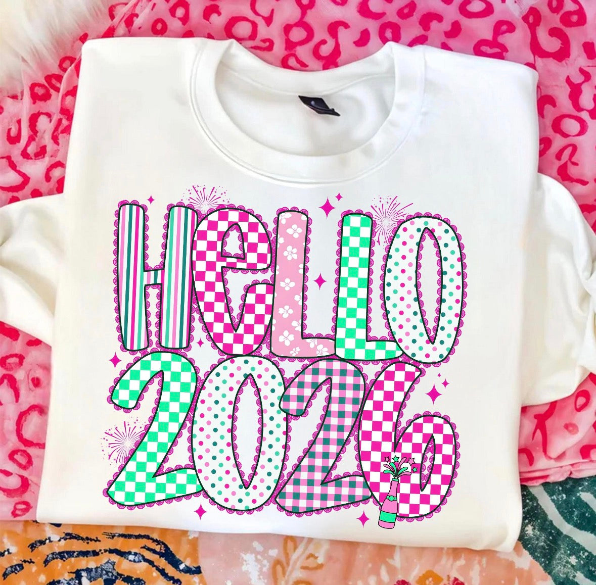 Hello 2026 DTF Graphics