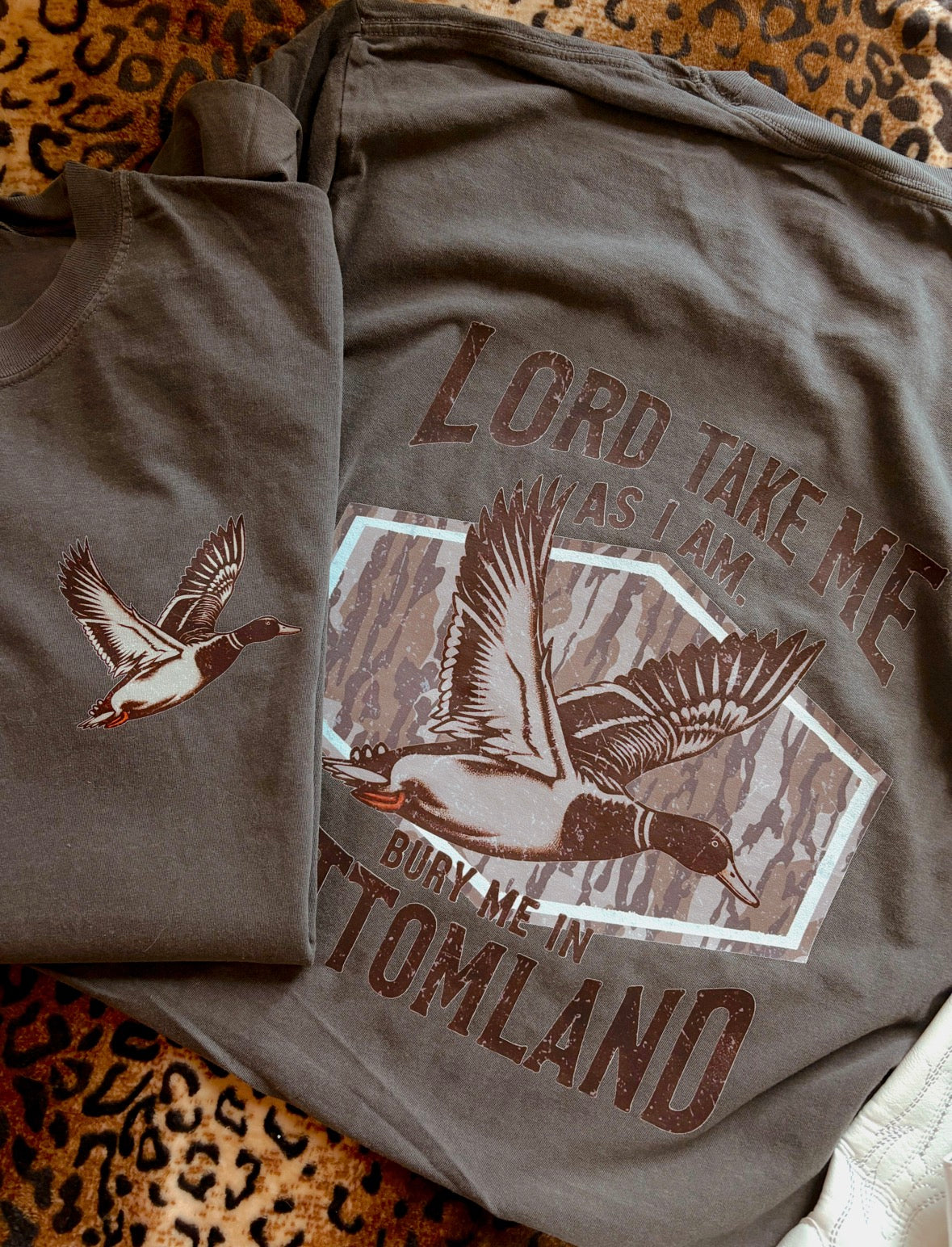 Lord Take Me As I Am Bury Me In Bottomland (front & back) DTF Graphics