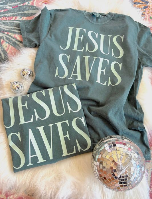 Jesus Saves DTF Graphics